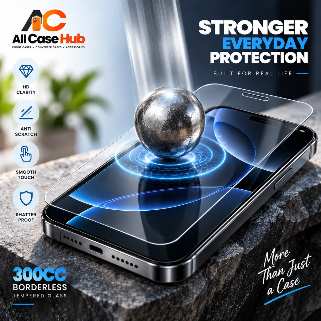 300CC Borderless Tempered Glass Screen Protector — iPhone