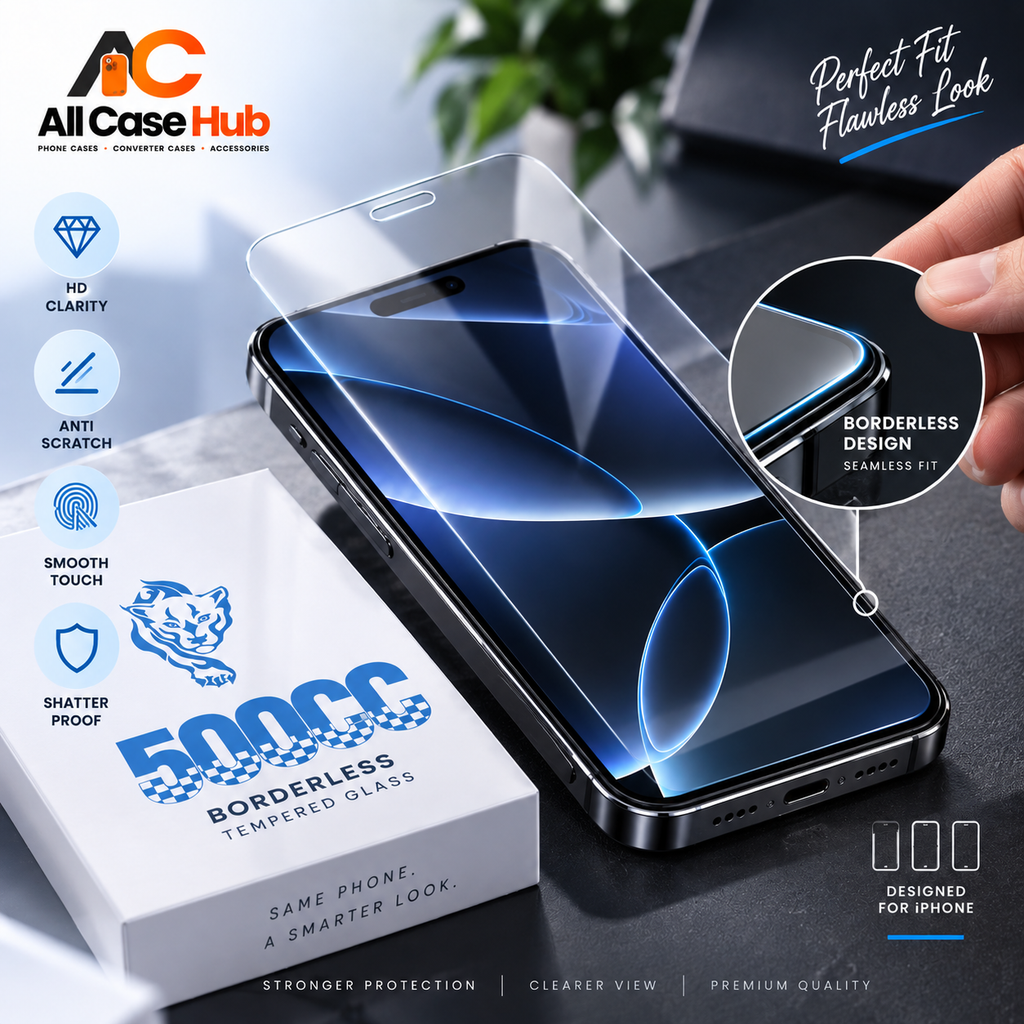 500C Super Glass Borderless Screen Protector — iPhone