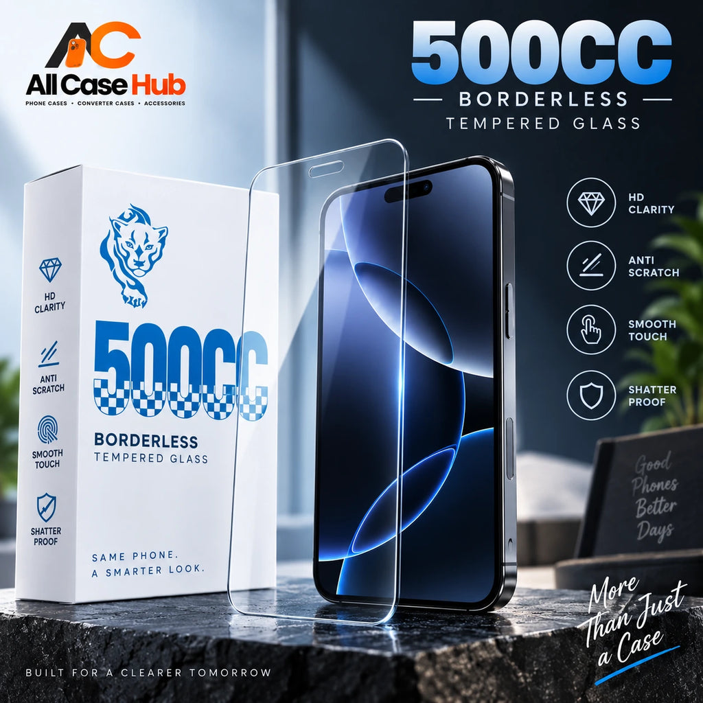 500C Super Glass Borderless Screen Protector — iPhone