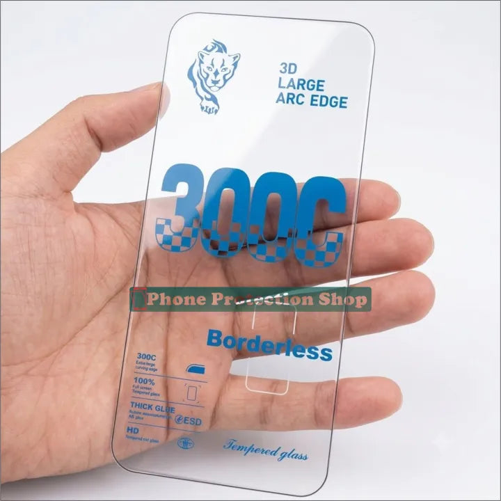 300CC Borderless Tempered Glass Screen Protector — iPhone