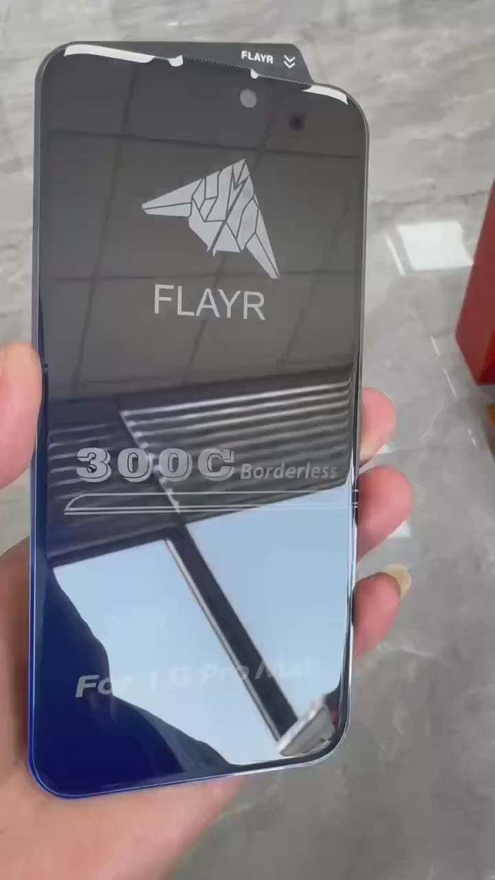 300CC Borderless Tempered Glass Screen Protector — iPhone