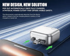 Type C PopGuard 140W Automatic Charging Disconnector Silver